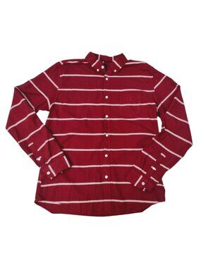 Aeropostale Men's Cotton Button Down Shirt L Preppy Office Pocket Long Sleeve